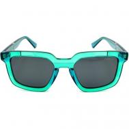 Солнцезащитные очки , авиаторы, спортивные, устойчивые к появлению царапин, поляризационные, с защитой от УФ, бирюзовый Smakhtin'S eyewear & accessories