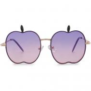 Солнцезащитные очки , фиолетовый, золотой LeKiKO