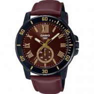 Наручные часы  Collection MTP-VD200BL-5B, бордовый, черный Casio