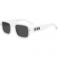 Солнцезащитные очки , прямоугольные, для мужчин, белый DSquared2