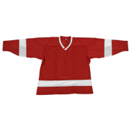 Джерси  Хоккейная майка ВОЛНА, размер 44, красный Волна-Тримарк