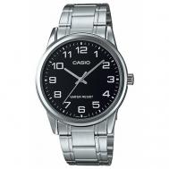 Наручные часы  Collection MTP-V001D-1B, серебряный, черный Casio
