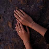 Кольцо Яхонт, красное золото, 585 проба, фианит, размер 16.5, бесцветный Яхонт Ювелирный
