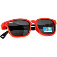 Солнцезащитные очки , прямоугольные, с защитой от УФ, поляризационные, черный King Pinguin