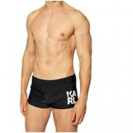 Плавки боксеры , размер XL, черный Karl Lagerfeld