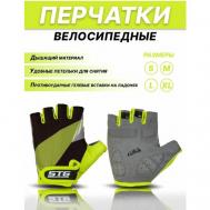 Перчатки , размер M, черный, зеленый STG