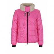куртка  , демисезон/зима, средней длины, силуэт прямой, размер 44, розовый Sportalm