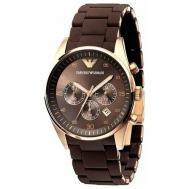 Наручные часы  Sportive AR5890, коричневый, золотой Emporio Armani