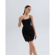 Платье мини, размер M, черный 7Dresses