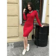 Платье , размер 48, красный Modami24