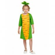 Карнавальный костюм морковки для девочки детский Мой Карнавал