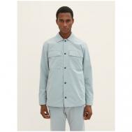 Куртка-рубашка , демисезон/лето, размер XXL, голубой Tom Tailor