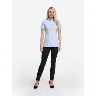 Рубашка  , размер 42, голубой HappyFox