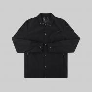 Куртка-рубашка , демисезон/лето, силуэт прямой, манжеты, ветрозащитная, карманы, регулируемые манжеты, регулируемый край, водонепроницаемая, внутренний карман, размер XL, черный Krakatau