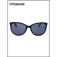Солнцезащитные очки , бабочка, поляризационные, с защитой от УФ, для женщин, черный Polaroid
