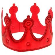 Корона сказочная Принцесса красная Сима-ленд