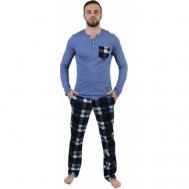 Пижама , размер 58, синий Kotikof