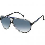 Солнцезащитные очки , авиаторы, оправа: пластик, для мужчин, голубой Carrera