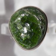 Кольцо , хромдиопсид, подарочная упаковка, размер 17, зеленый True Stones