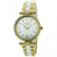 Наручные часы  Часы наручные женские  10604-201б Гарантия 1 год, серебряный, золотой F.Gattien