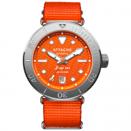 Наручные часы Часы наручные  Deep Sea Orange, серебряный Attache