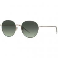 Солнцезащитные очки , градиентные, для женщин, зеленый BOSS