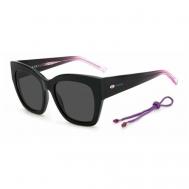 Солнцезащитные очки , квадратные, для женщин, черный M Missoni