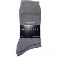 Мужские носки , размер 43-46, серый Bugatti