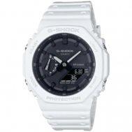 Наручные часы  G-Shock Японские наручные часы  G-SHOCK GA-2100-7A с хронографом, белый, черный Casio