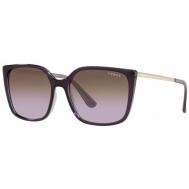 Солнцезащитные очки , квадратные, оправа: пластик, для женщин, фиолетовый Vogue® Eyewear