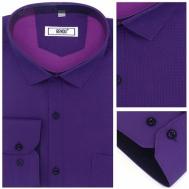 Рубашка , размер 51, фиолетовый Bendu