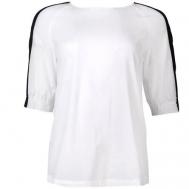 Блуза  , размер 42, бежевый, белый Caramelo