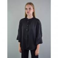 Блуза  , размер 40, черный Calvin Klein