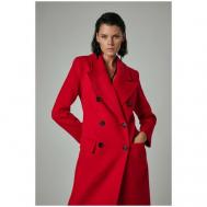 Пальто   демисезонное, шерсть, размер L, красный EQ.ONA