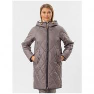 Куртка  , демисезон/зима, удлиненная, силуэт прямой, подкладка, водонепроницаемая, размер 64, хаки NortFolk