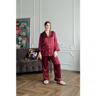 Пижама , размер XL, бордовый Pijama story