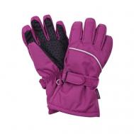 Перчатки  зимние, светоотражающие детали, мембранные, размер 6 (8-10л), розовый Reima