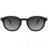 Солнцезащитные очки , панто, оправа: пластик, поляризационные, для женщин, черный MORE JANE