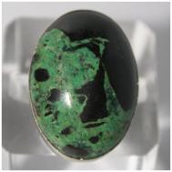 Кольцо , гранат, размер 18, зеленый, черный True Stones