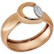 Кольцо , красное золото, 585 проба, фианит, размер 18, красный, золотой Magic Stones