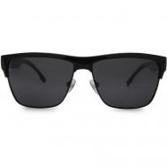 Солнцезащитные очки , клабмастеры, оправа: пластик, поляризационные, для мужчин, черный Matrix
