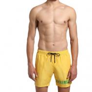 Шорты для плавания боксеры , размер 2XL, желтый Bikkembergs