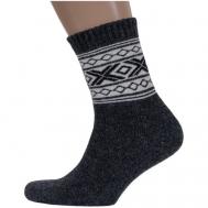 Мужские носки , 1 пара, классические, размер 43-45, черный Монголка