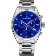 Наручные часы  Наручные часы  10254 3M BUIN, серебряный, синий Claude Bernard