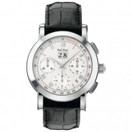 Наручные часы   Firshire Ronde Chronodate AM4090 (P7046.20.371L002), черный, серебряный Paul Picot