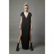 Платье , размер oversize, черный LUV Concept