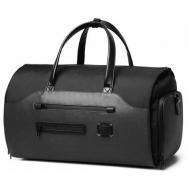 Сумка дорожная сумка-рюкзак , 43 л, 52х33х26 см, отделение для обуви, черный OZUKO