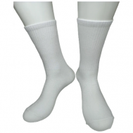 Носки  унисекс , 3 пары, высокие, воздухопроницаемые, размер 29, белый Ростекс