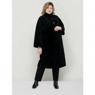 Пальто  , размер 52, черный Alef