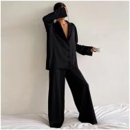 Пижама , размер S(40-42), черный kogan style